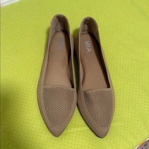 MIA Women's Brown Mesh Flats